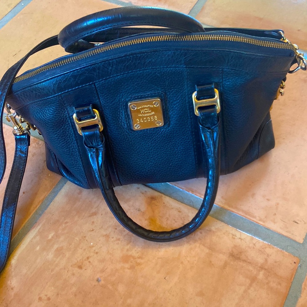 HCL Satchel with crossbody removable strap